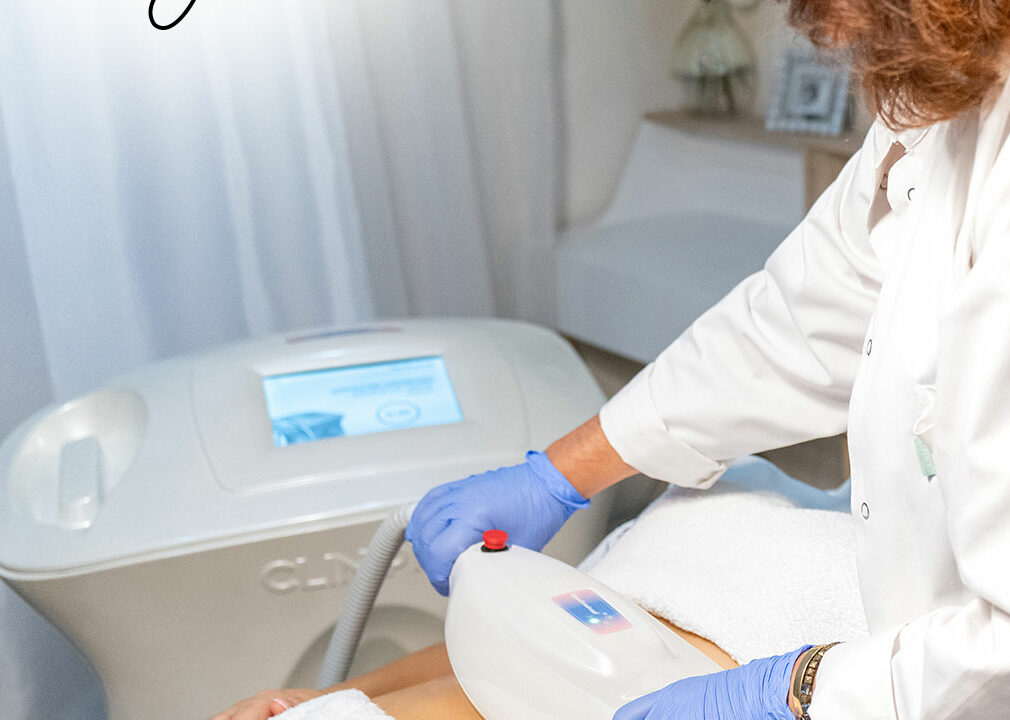 Dr Marianne Cayatte en action · séance Cryolipolyse Lipocontrast · Montpellier
