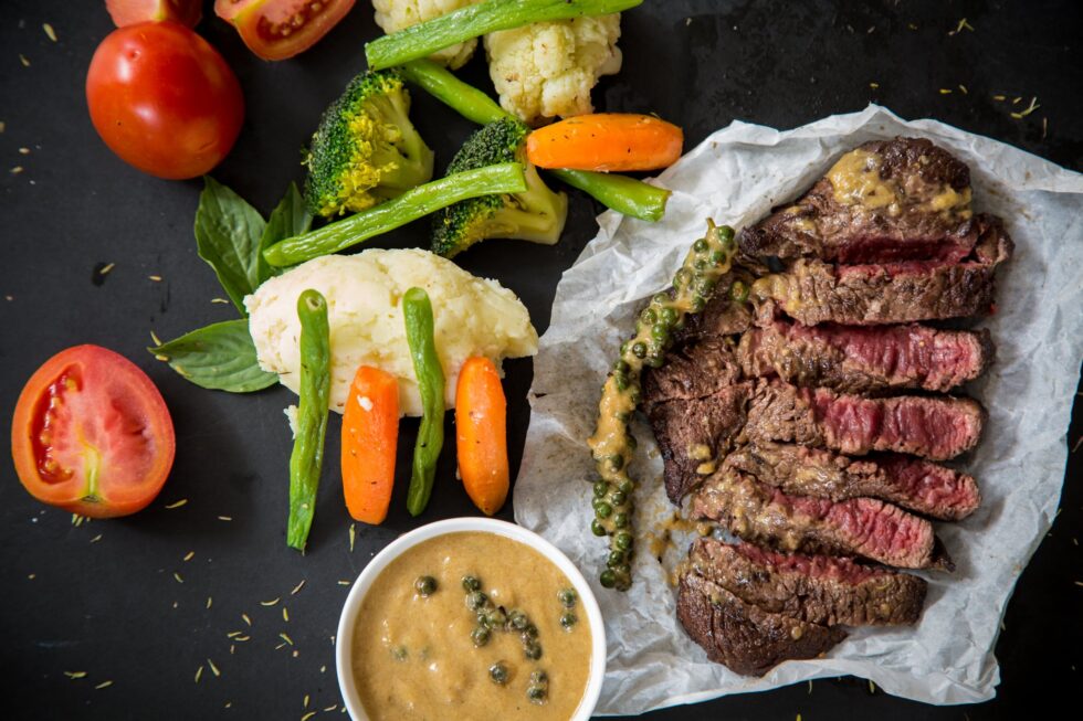 Assiette équilibrée et colorée · protocole alimentaire personnalisé Dr Cayatte